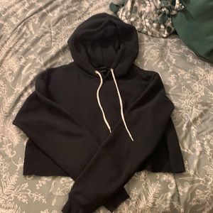 Black wild fable cropped sweatshirt